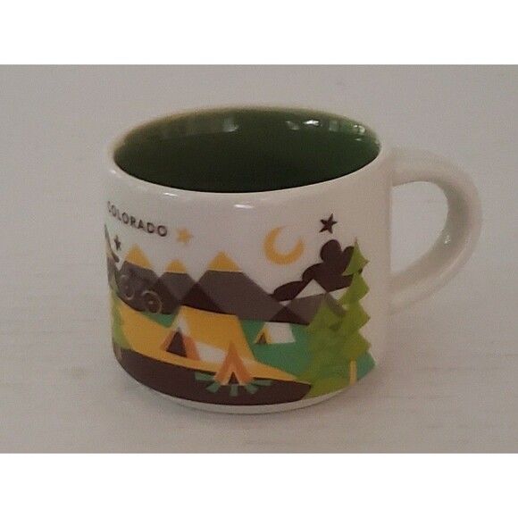 Starbucks Colorado You Are Here Collection 2 oz Espresso Mini Small Mug 2015 - Picture 9 of 12